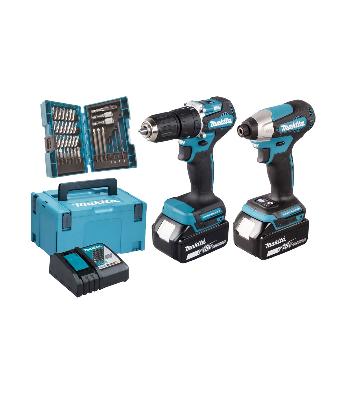 Pack 2 machines Makita LXT 18V