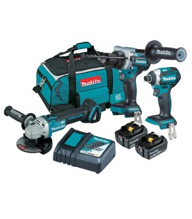 Pack 3 machines Makita LXT 18V