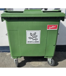 Container vert 770 litres d'occasion