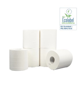 Essuie-mains blanc pure ouate lisse