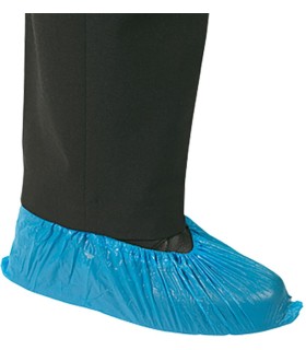 Protège-chaussures jetables bleus