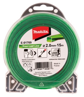 Fil de rechange forme trèfle pour débroussailleuse Makita DUR368L