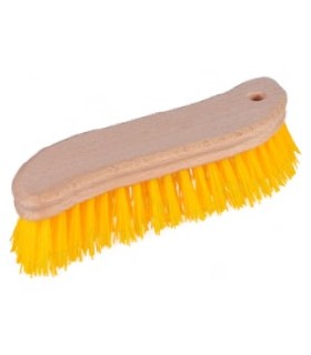 Brosse à récurer forme S, corps en bois de hêtre