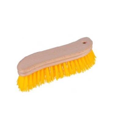 Brosse à récurer forme S, corps en bois de hêtre