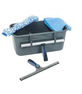 Kit nettoyage vitres professionnel Start-Up Set 4 en 1 tool box