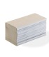 Essuie-mains, pliage V, 2 couches, blanc, 21 x 22,3cm