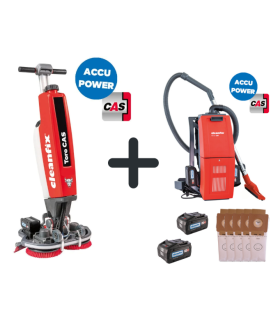 Autolaveuse Cleanfix Toro CAS + Aspirateur Cleanfix RS05 CAS (2 batterie, chargeur et sacs)
