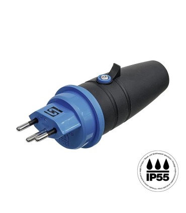 Fiche électrique 3 doigts