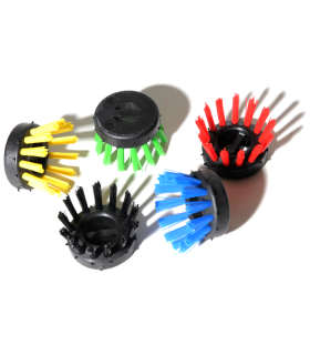 Brosse pour paillasson caoutchouc alvéolé